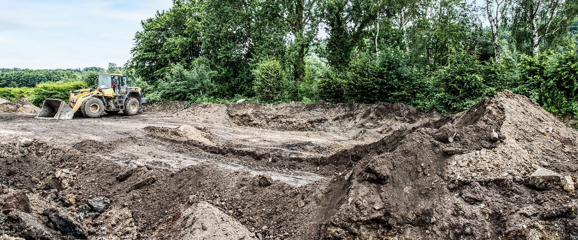 Boden- und Flächensanierung mit dem Ziel der Nutzbarmachung ehemaliger Brachflächen